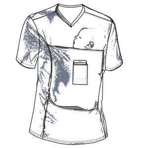 Patron ropa, Fashion sewing pattern, molde confeccion, patronesymoldes.com Kangaroo T-Shirt 9582 MEN T-Shirts